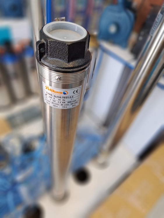 نمای از جلو و بالای شناور 150 متری 2 اینچ پلیکام