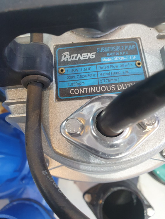 پلاک مشخصات کفکش 7 متری 3 اینچ هاینینگ