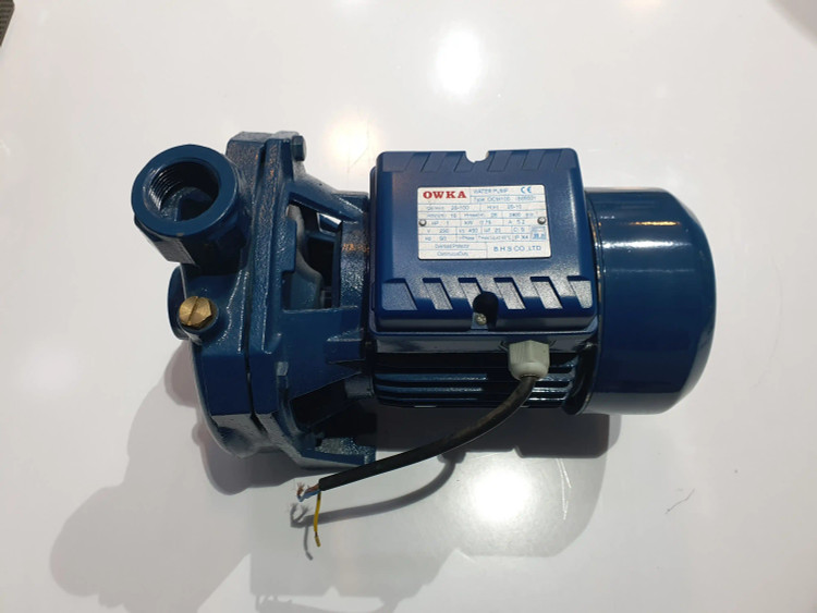 نمای از بالای پمپ خانگی بشقابی یک(1) اسب دوکاتی