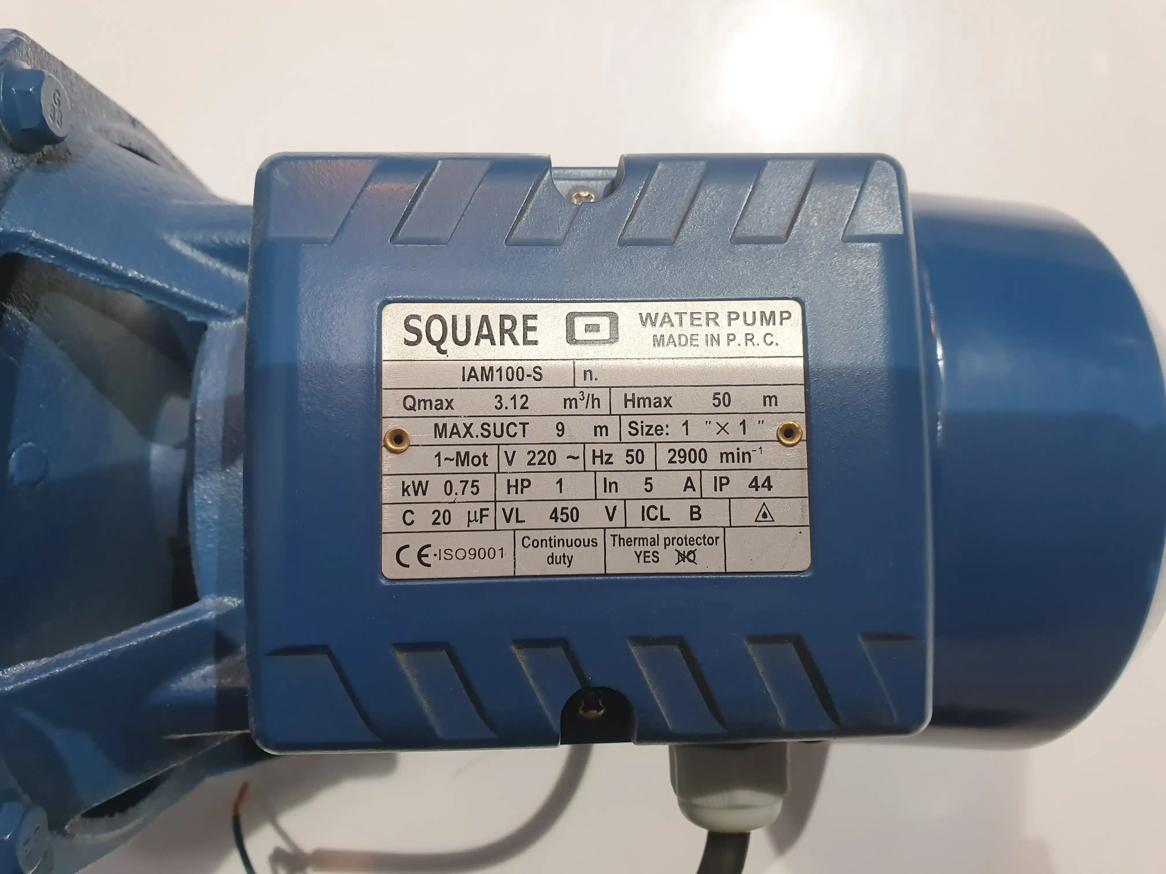 PUMP-1HP-SQUARE-IAM100-S