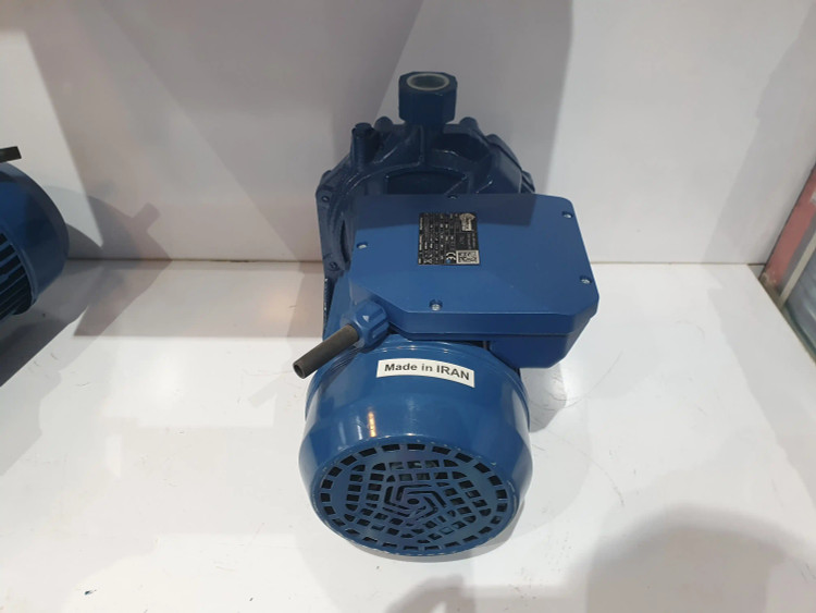 نمای پشت از بالای پمپ خانگی بشقابی یک و نیم(1/5) اسب پنتاکس مونتاژ ایران