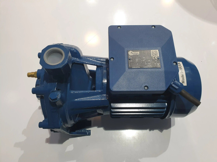 نمای از بالای پمپ خانگی بشقابی یک و نیم(1/5) اسب پنتاکس مونتاژ ایران