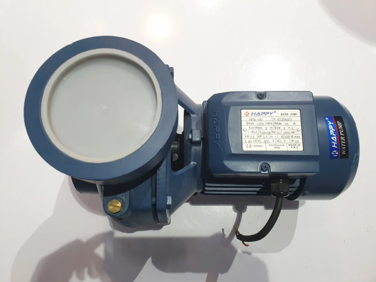 نمای از بالای پمپ سه(3) اسب چهار(4) اینچ هپی