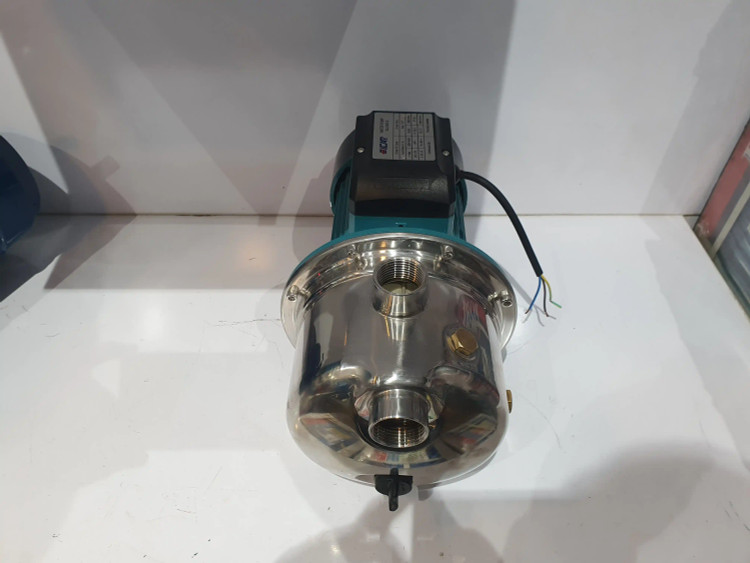 نمای جلو از بالای پمپ جتی کله استیل یک(1) اسب ایکار