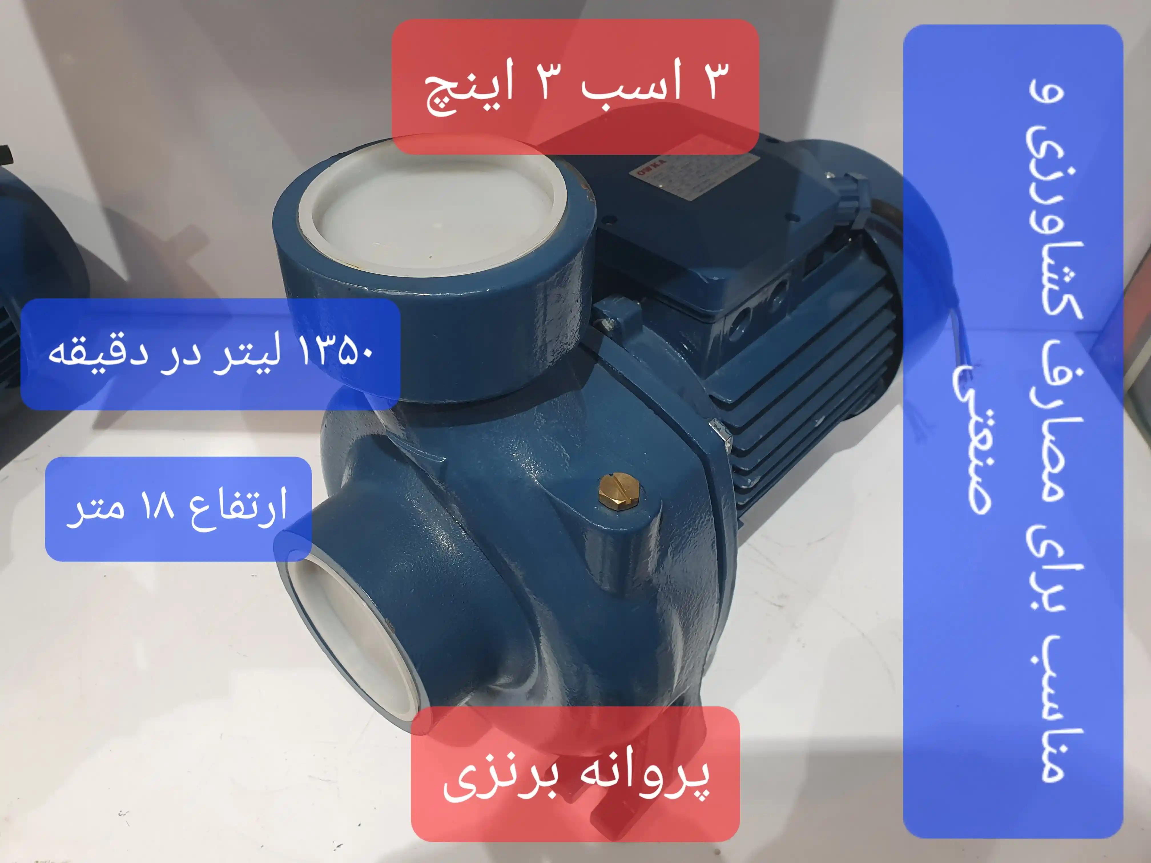 Industrial-Agricultural Pump 3HP 3Inch Ducati DCH300/3