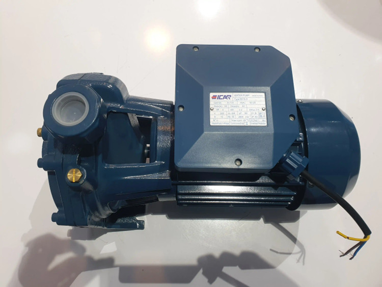 نمای از بالای پمپ خانگی بشقابی سه(3) اسب ایکار