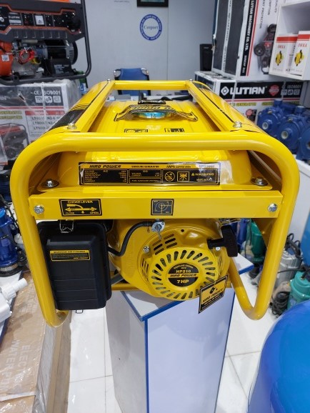 نمای از چپ موتوربرق 3/5 کیلووات هیرو پاور