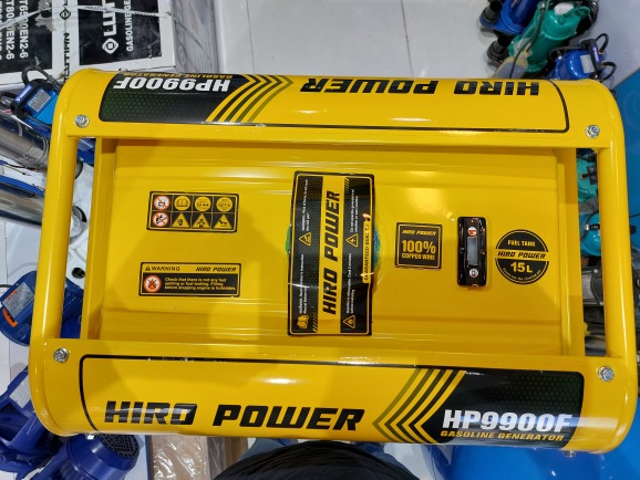 نمای از بالای موتوربرق 3/5 کیلووات هیرو پاور